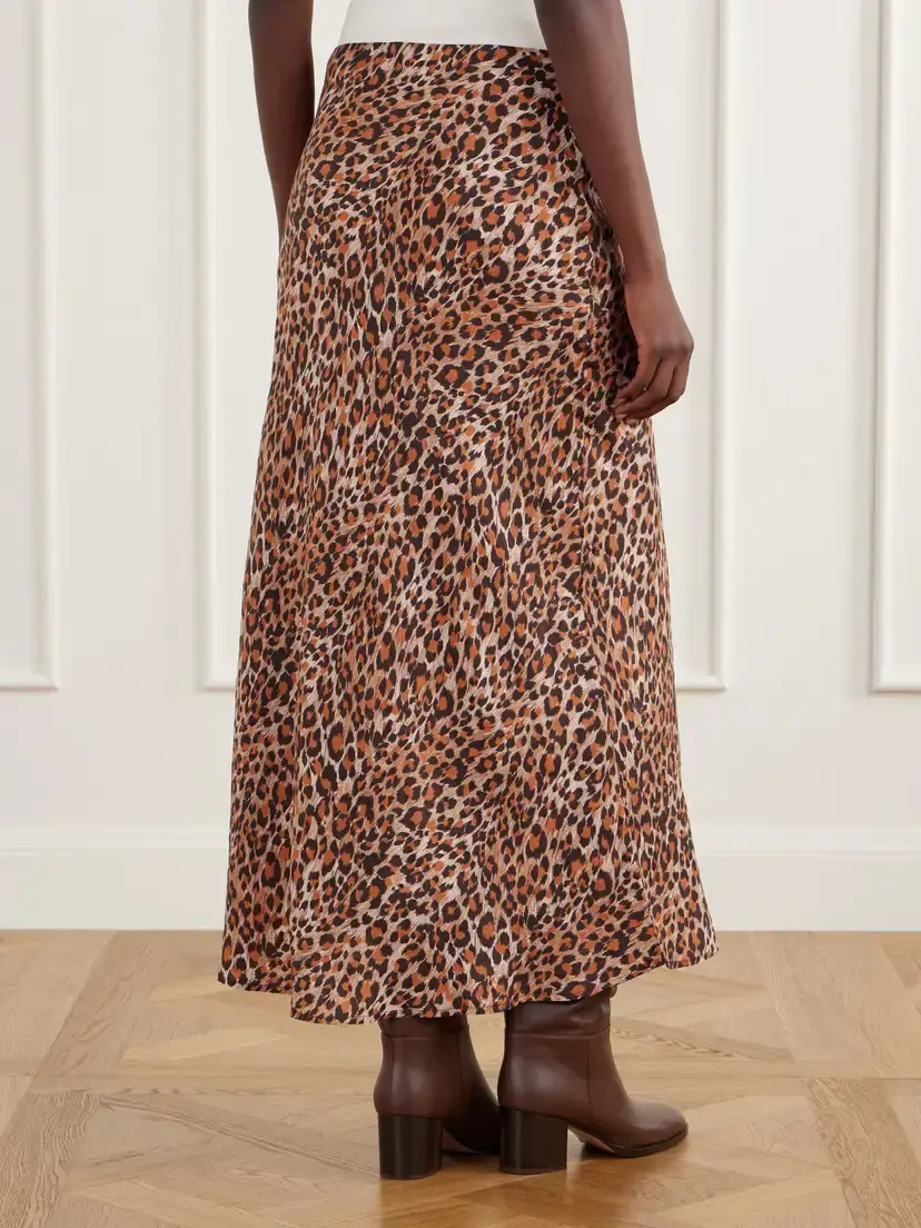 ALIX OF BOHEMIA Lyra Leopard-print Silk-crepe De Chine Maxi Skirt | Thumbnail 4 ALIX OF BOHEMIA Lyra Leopard-print Silk-crepe De Chine Maxi Skirt | Thumbnail 4