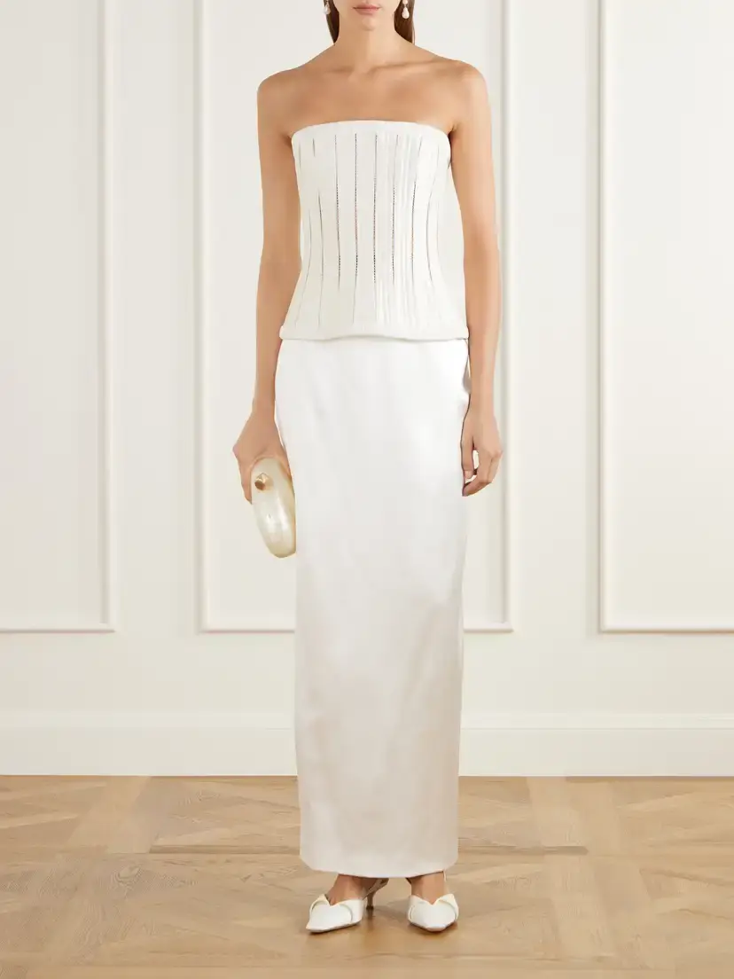 Danielle Frankel Alexa 50 Satin Slingback Pumps | Thumbnail 4