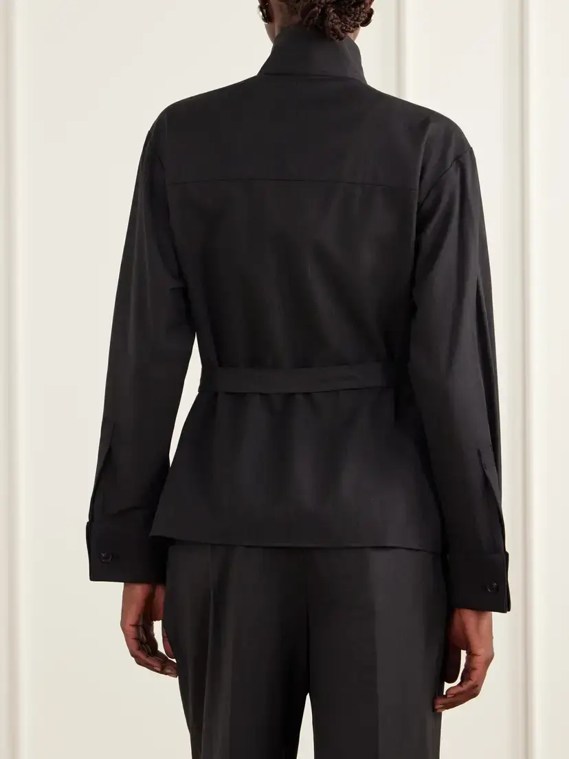 TWP The Last Chapter Belted Wool-blend Twill Jacket | Thumbnail 4