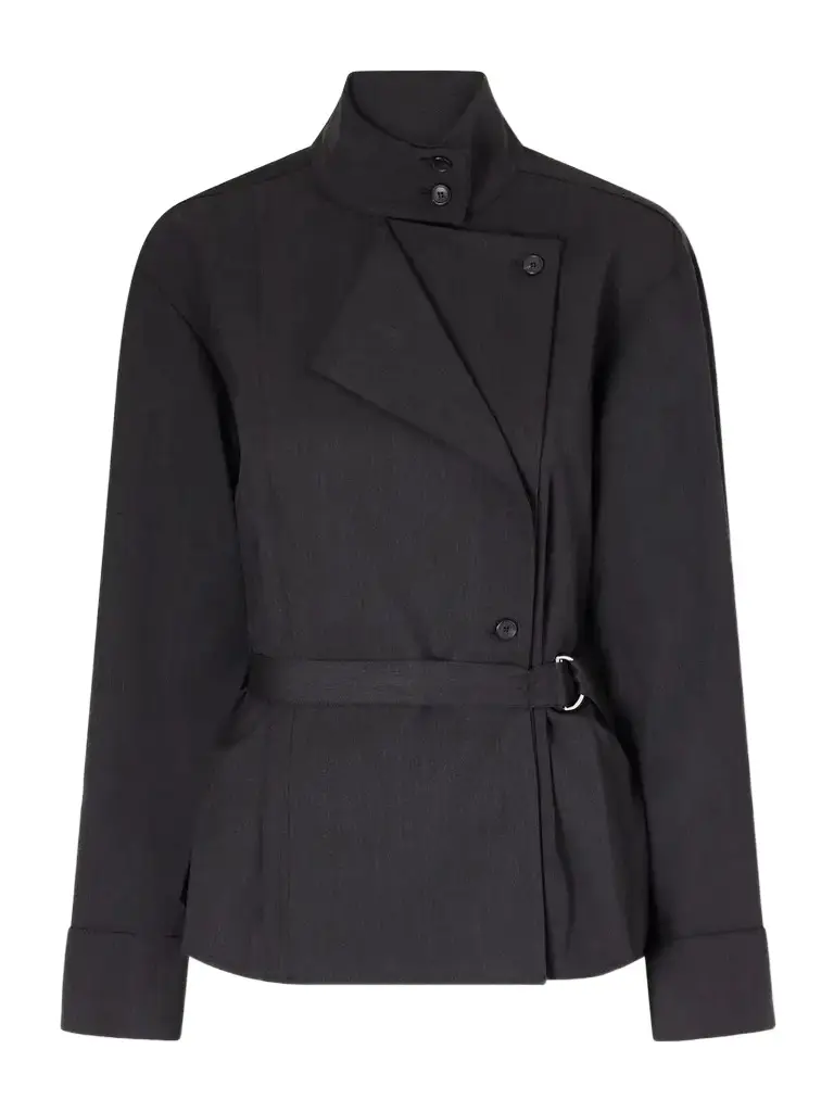 TWP The Last Chapter Belted Wool-blend Twill Jacket