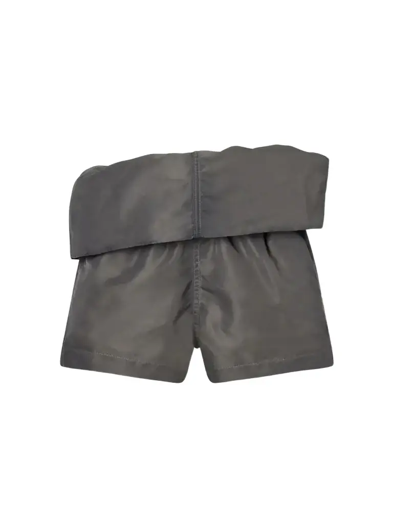 Crater Sculptural Washed Satin Shorts Crater Sculptural Washed Satin Shorts