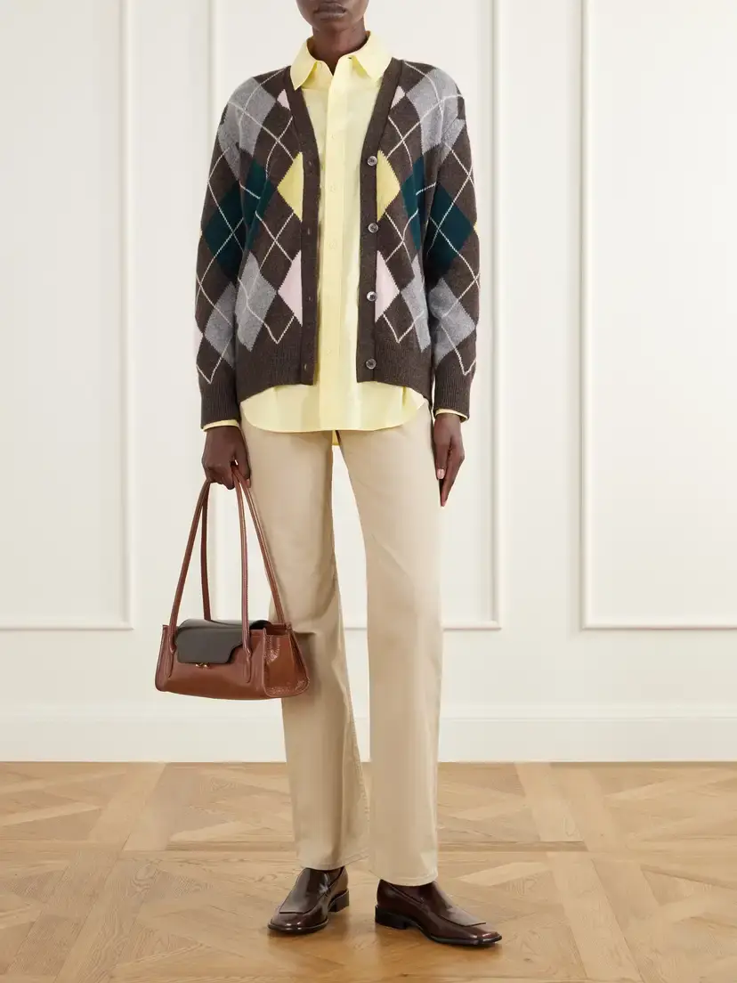 Marni Trunkette Two-tone Crinkled-leather Shoulder Bag | Thumbnail 3 Marni Trunkette Two-tone Crinkled-leather Shoulder Bag | Thumbnail 3