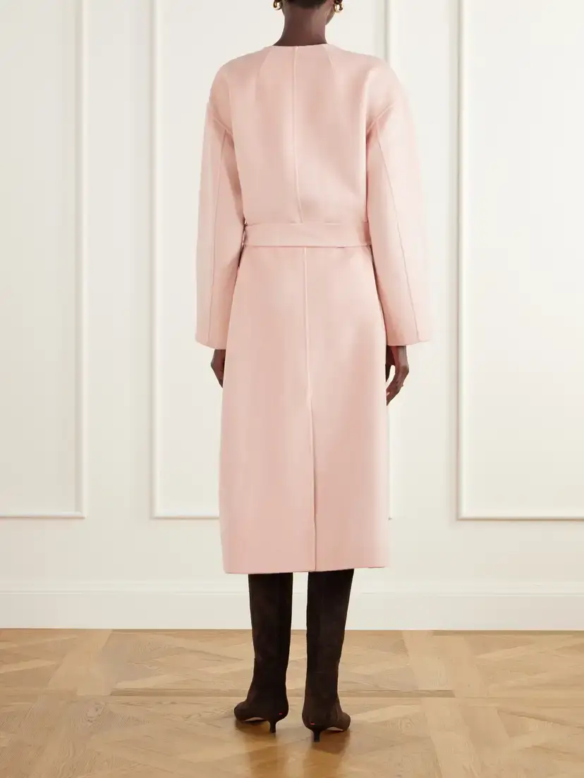 Ulla Johnson Fernanda Belted Felted Wool And Cashmere-blend Coat | Thumbnail 4 Ulla Johnson Fernanda Belted Felted Wool And Cashmere-blend Coat | Thumbnail 4