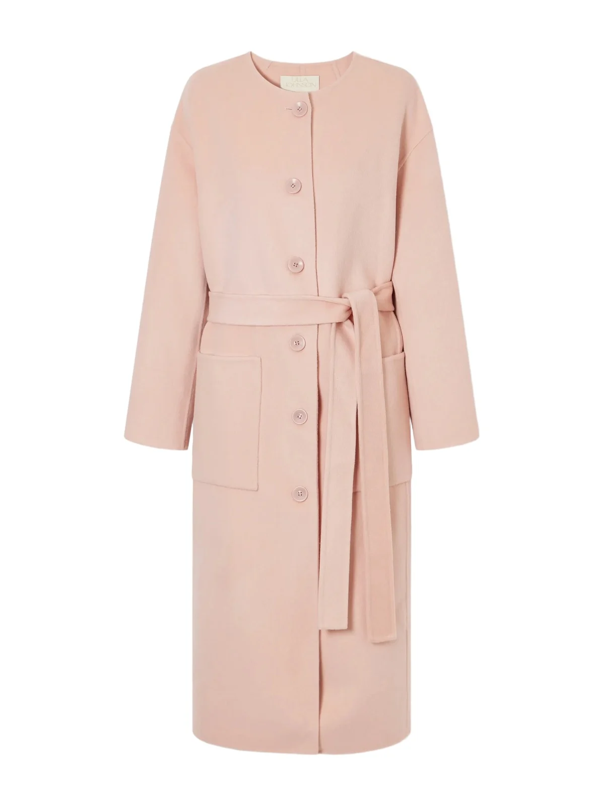 Fernanda Belted Felted Wool And Cashmere-blend Coat - Pink Fernanda Belted Felted Wool And Cashmere-blend Coat - Pink