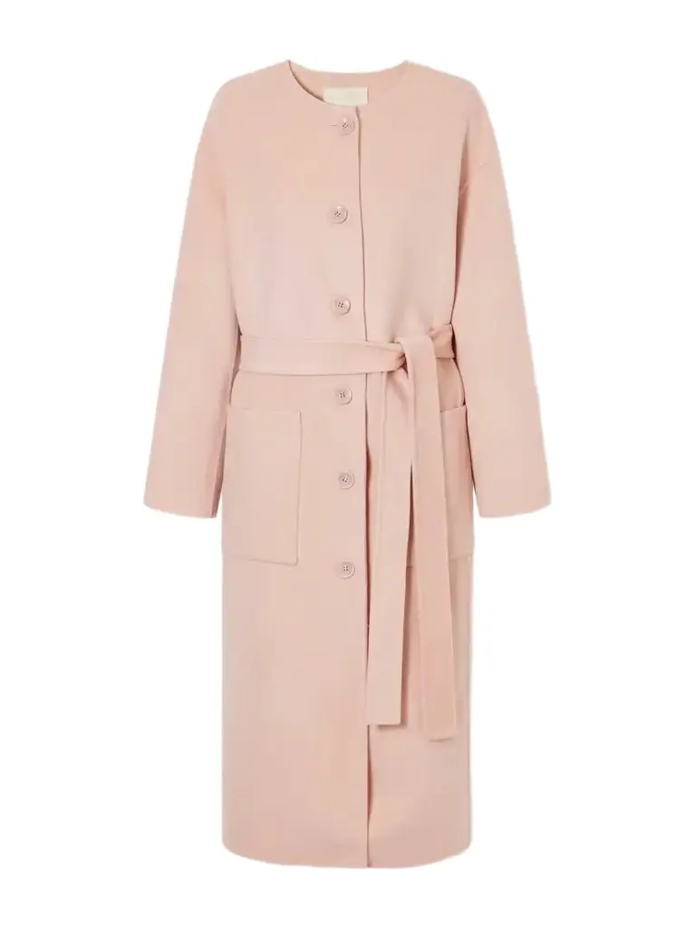 Fernanda Belted Felted Wool And Cashmere-blend Coat Fernanda Belted Felted Wool And Cashmere-blend Coat