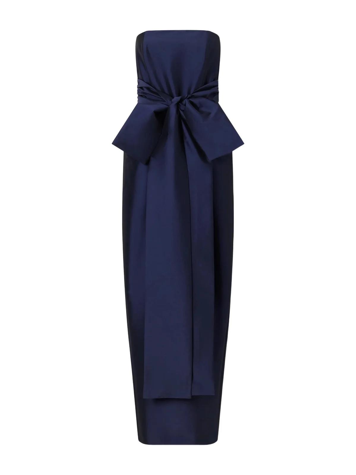 BERNADETTE Lina Strapless Tie-detailed Taffeta Gown