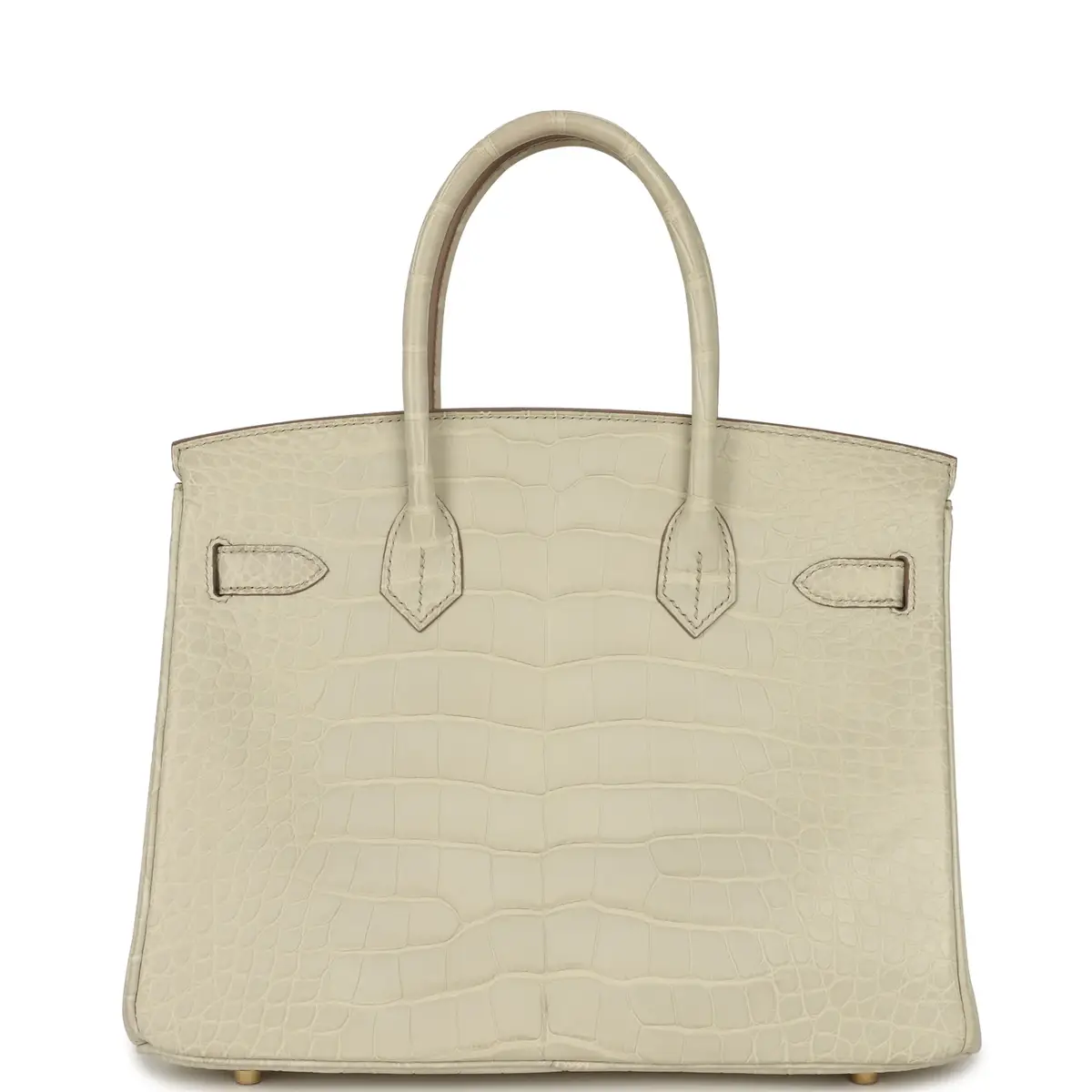 HERMÈS Hermes Birkin 30 Beton Matte Alligator Gold Hardware | Thumbnail 4 HERMÈS Hermes Birkin 30 Beton Matte Alligator Gold Hardware | Thumbnail 4