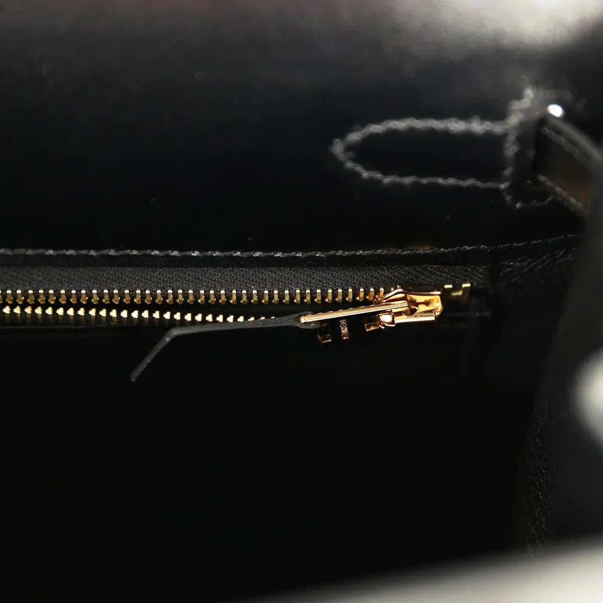 HERMÈS Hermes Kelly Sellier 25 Black Box Gold Hardware | Thumbnail 9