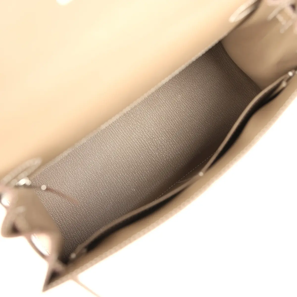 HERMÈS Hermes Kelly Sellier 28 Etoupe Epsom Palladium Hardware | Thumbnail 8