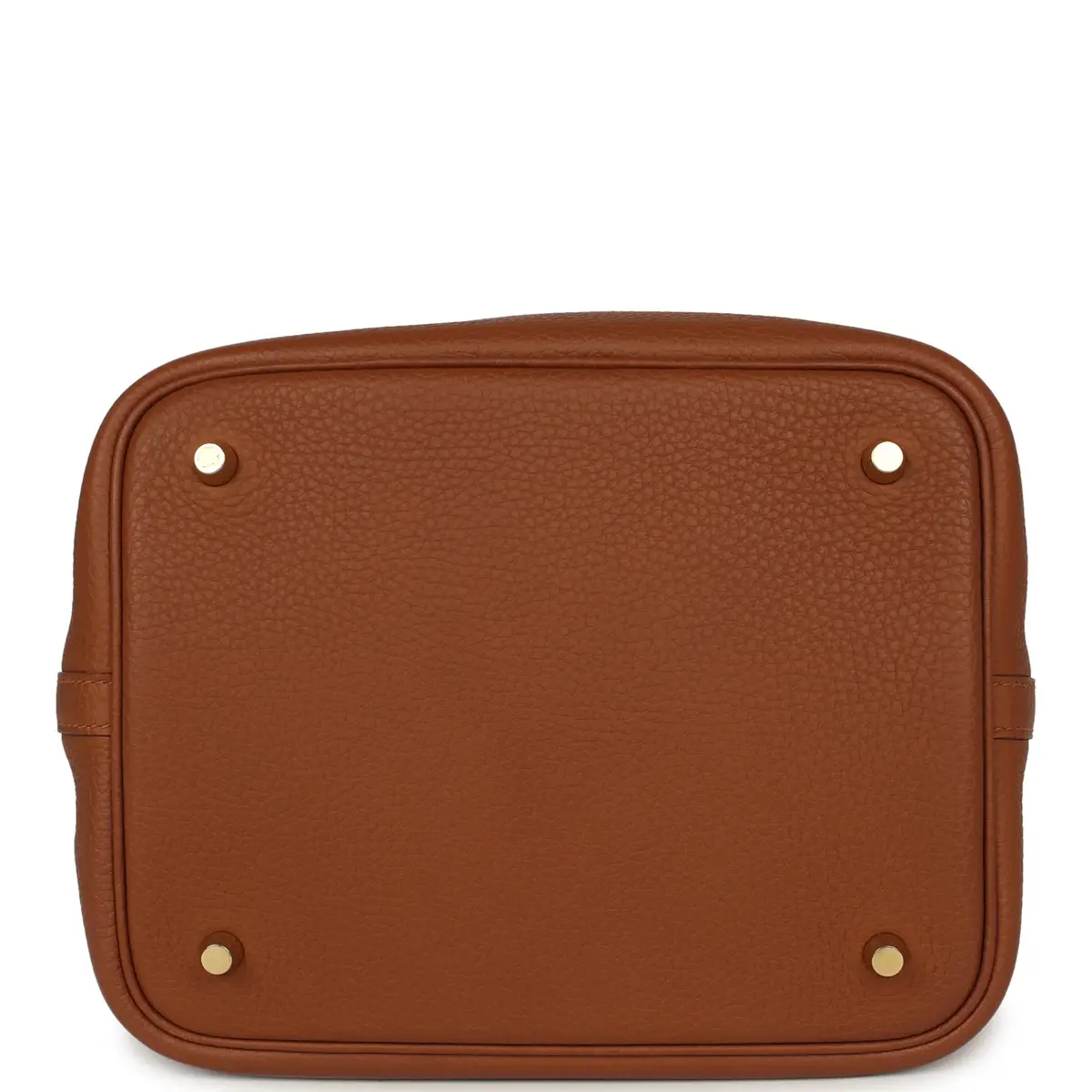 HERMÈS Pre-owned Hermes Picotin 22 Gold Clemence, Matte Alligator Touch Gold Hardware | Thumbnail 6 HERMÈS Pre-owned Hermes Picotin 22 Gold Clemence, Matte Alligator Touch Gold Hardware | Thumbnail 6