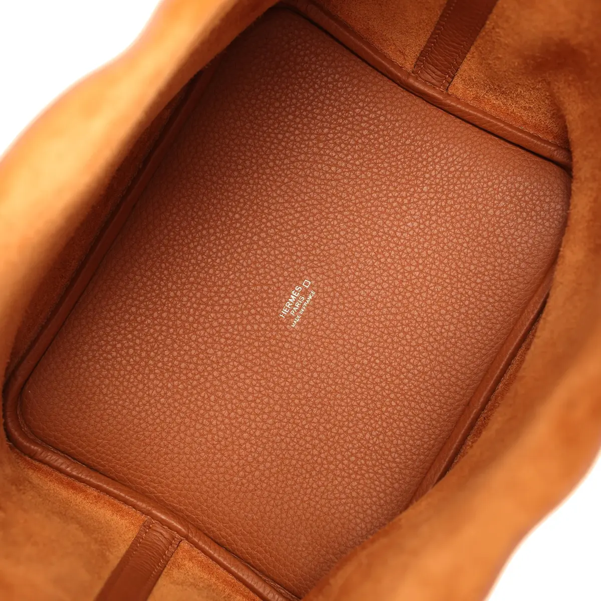 HERMÈS Pre-owned Hermes Picotin 22 Gold Clemence, Matte Alligator Touch Gold Hardware | Thumbnail 7 HERMÈS Pre-owned Hermes Picotin 22 Gold Clemence, Matte Alligator Touch Gold Hardware | Thumbnail 7