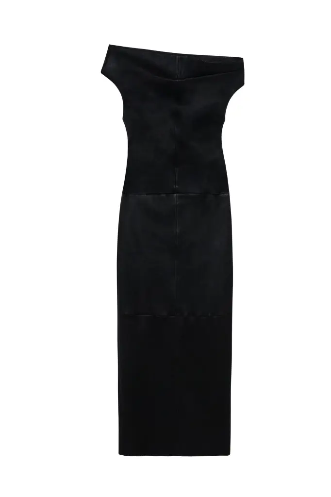 Vessia Leather Midi Dress Vessia Leather Midi Dress