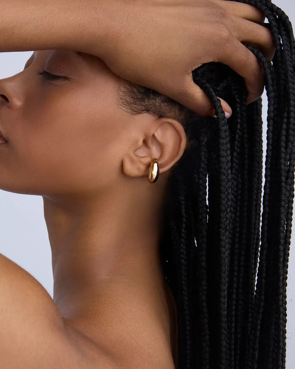 Jennifer Fisher Jennifer Fisher Dylan Ear Cuff Hematite | Thumbnail 2