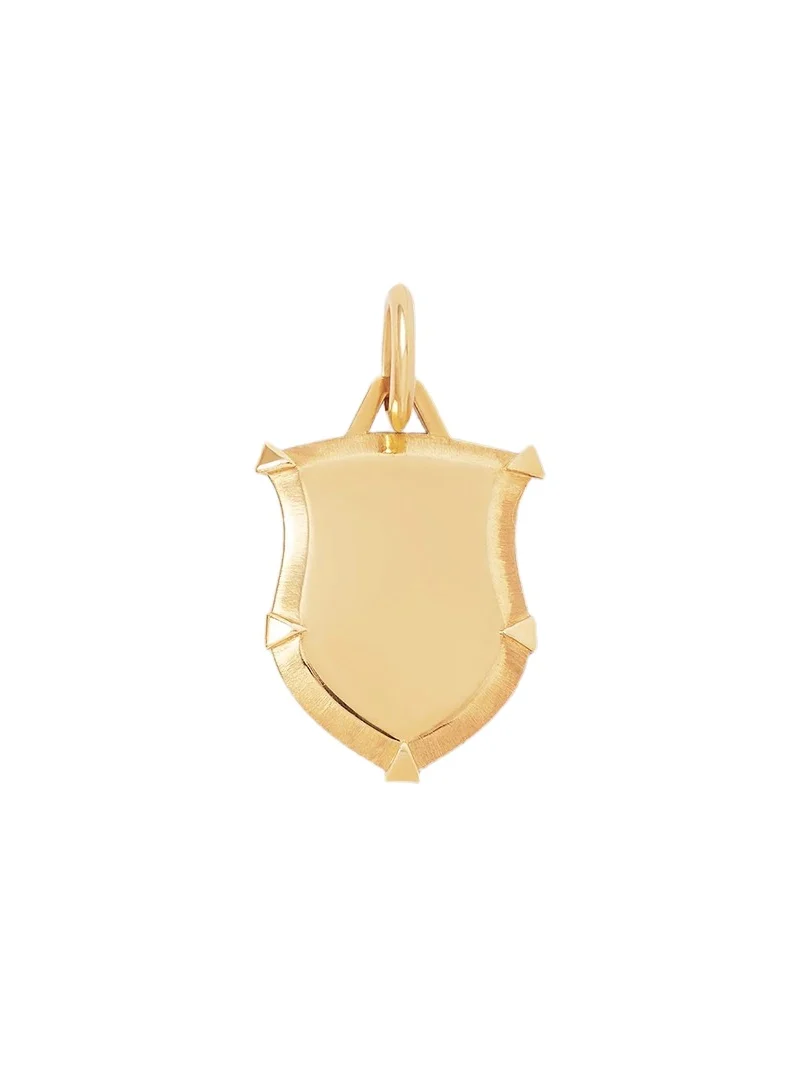 Jennifer Fisher Mini Classic Shield in Yellow Gold