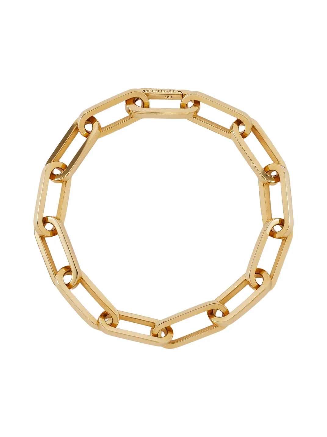 Fisher Link Charm Bracelet 18K Yellow Gold / 6.5 Fisher Link Charm Bracelet 18K Yellow Gold / 6.5