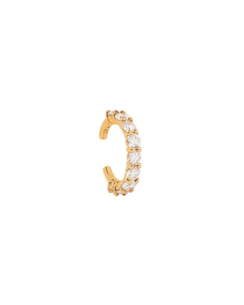 Jennifer Fisher Jennifer Fisher Oversized Floating Diamond Ear Cuff 18K Yellow Gold