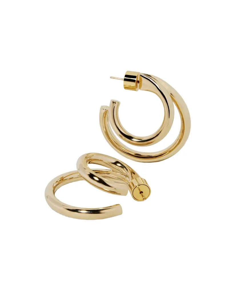 Jennifer Fisher Jennifer Fisher 1 Double Lilly Mini Hoops