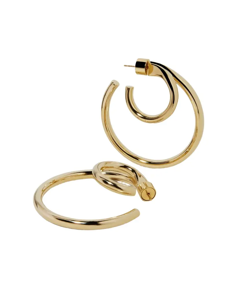 Jennifer Fisher Jennifer Fisher 1.5 Double Lilly Baby Hoops