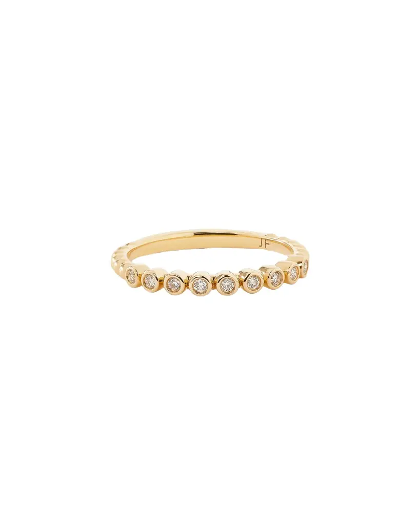 Jennifer Fisher Round Diamond Bezel Ring 5 Jennifer Fisher Round Diamond Bezel Ring 5