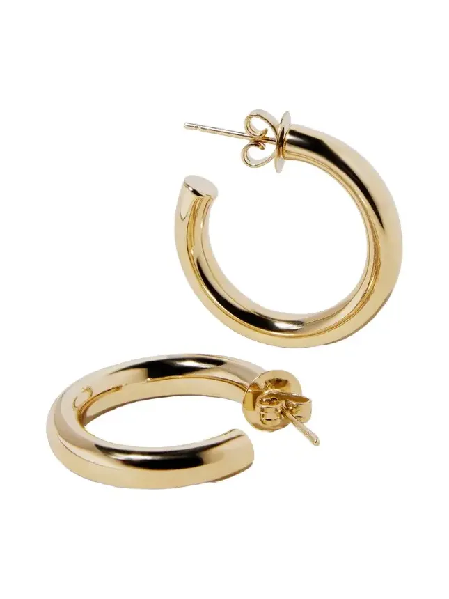 Jennifer Fisher Lilly Huggies in Yellow Gold