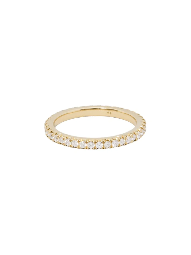 Jennifer Fisher Diamond Eternity Wedding Band in 18K Yellow Gold 7 Jennifer Fisher Diamond Eternity Wedding Band in 18K Yellow Gold 7