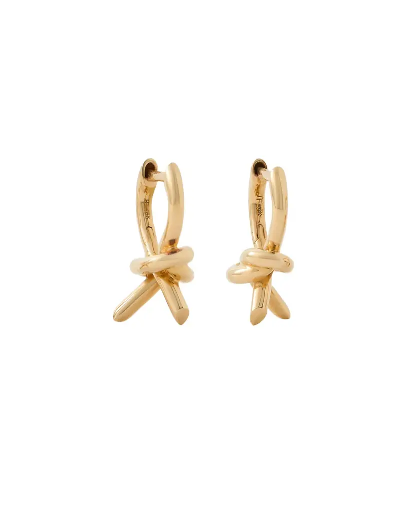 Jennifer Fisher Jennifer Fisher Knot Micro Huggie Left Ear