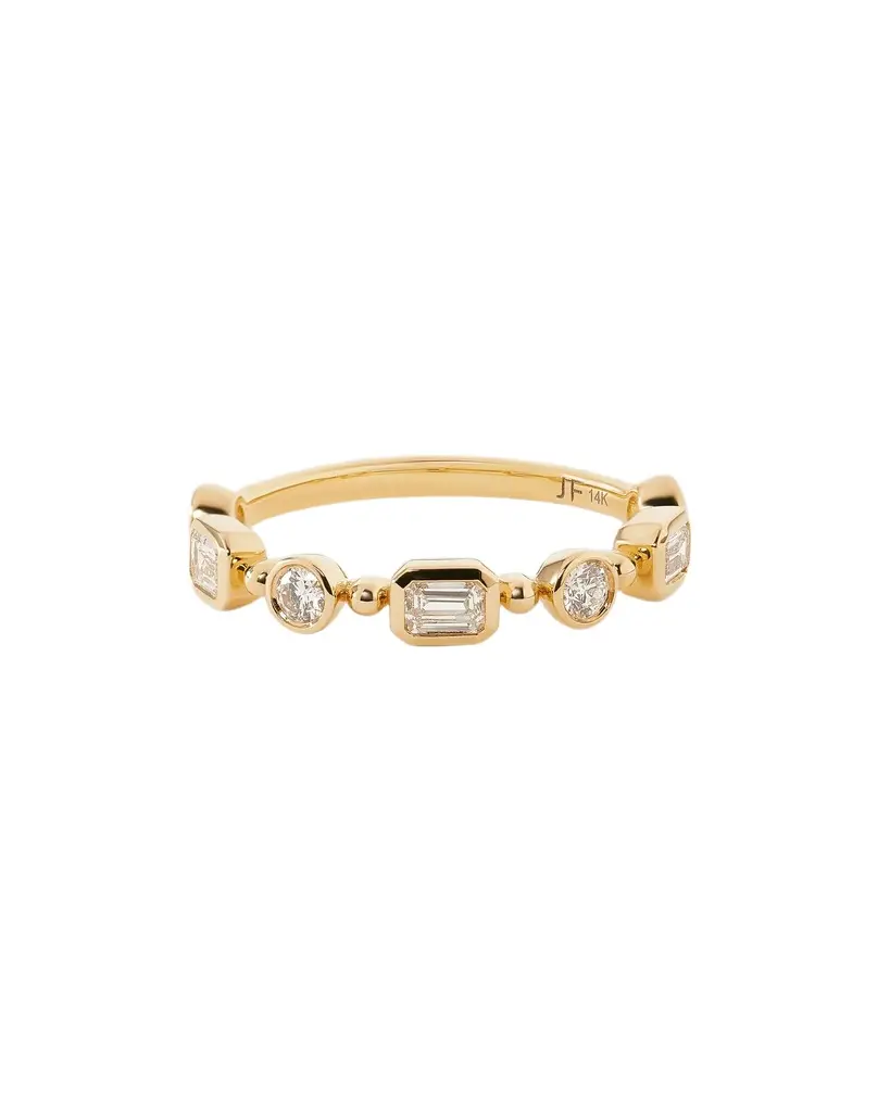 Jennifer Fisher Jennifer Fisher Mixed Shape Diamond Bezel Ring 4