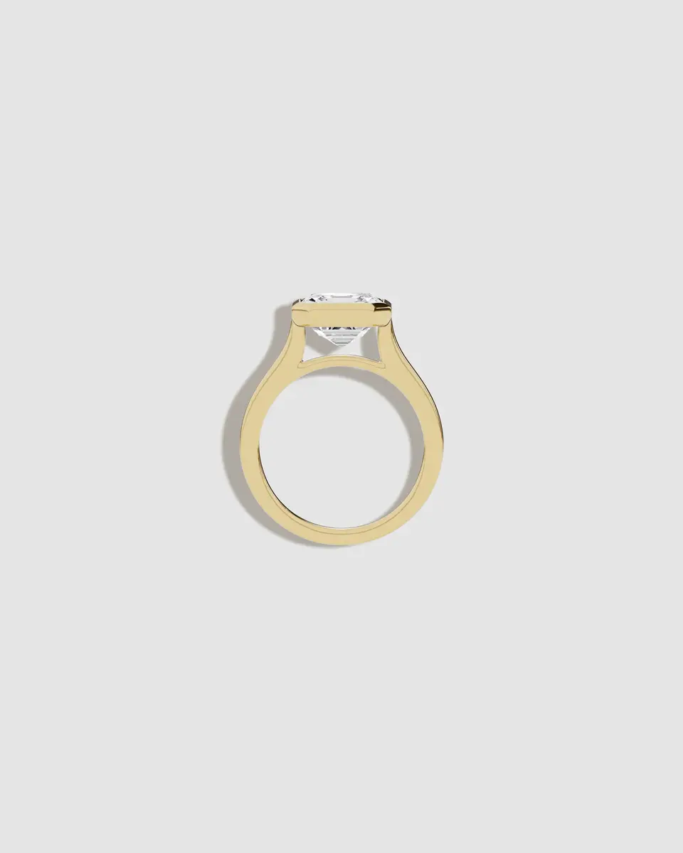 Jennifer Fisher Jennifer Fisher Lab Diamond Asscher Cut Anniversary Ring 18K Yellow Gold / 6 | Thumbnail 2 Jennifer Fisher Jennifer Fisher Lab Diamond Asscher Cut Anniversary Ring 18K Yellow Gold / 6 | Thumbnail 2