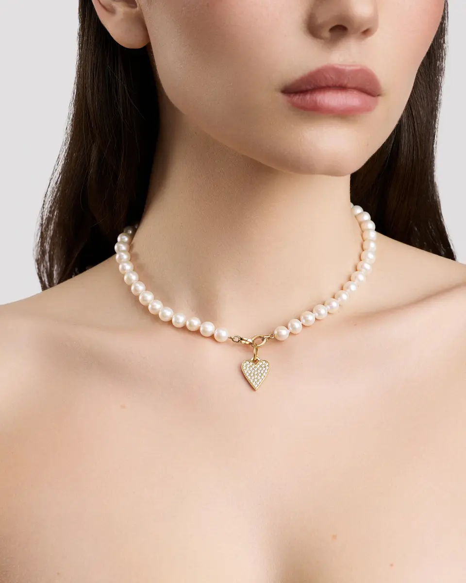 Jennifer Fisher Jennifer Fisher Freshwater Pearl Necklace Blush / 16 | Thumbnail 2