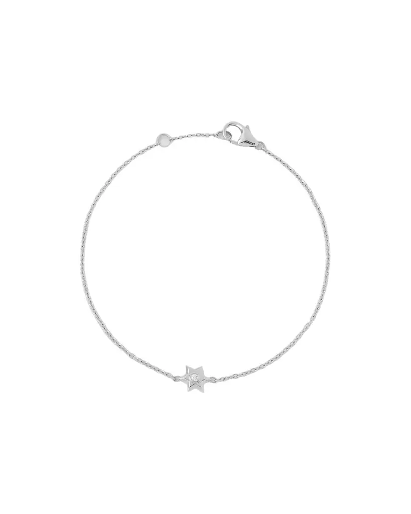 Jennifer Fisher Jennifer Fisher Star Of David Bracelet 14K White Gold