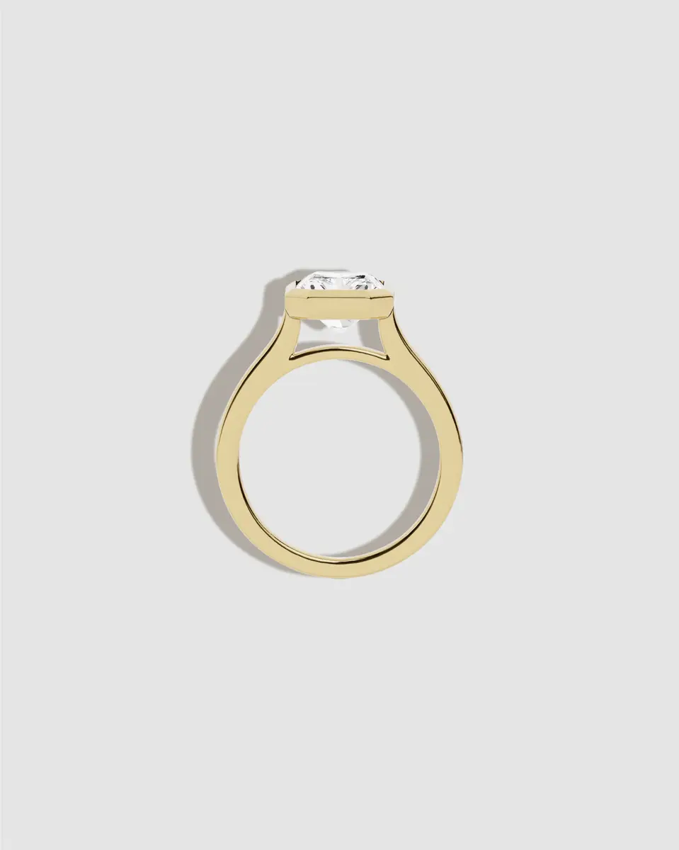 Jennifer Fisher Jennifer Fisher Lab Diamond Radiant Cut Anniversary Ring 18K Yellow Gold / 7 / 8.00ct | Thumbnail 2 Jennifer Fisher Jennifer Fisher Lab Diamond Radiant Cut Anniversary Ring 18K Yellow Gold / 7 / 8.00ct | Thumbnail 2