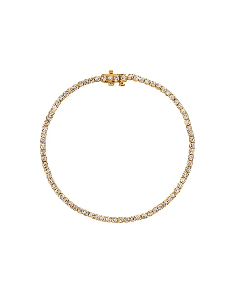Jennifer Fisher Lab Diamond Round Cut Tennis Bracelet 6.5