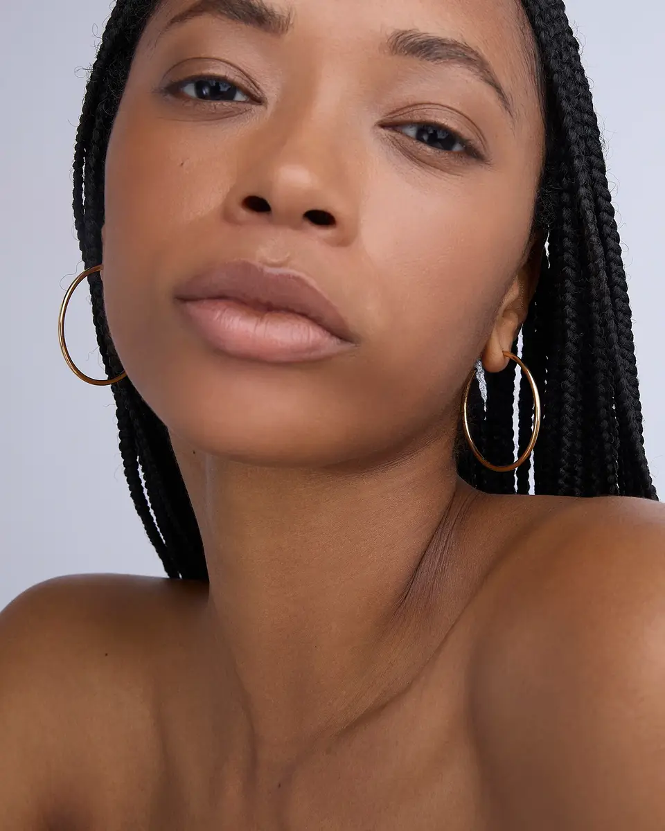Jennifer Fisher Jennifer Fisher 1.5 Thread Hoops in | Thumbnail 2
