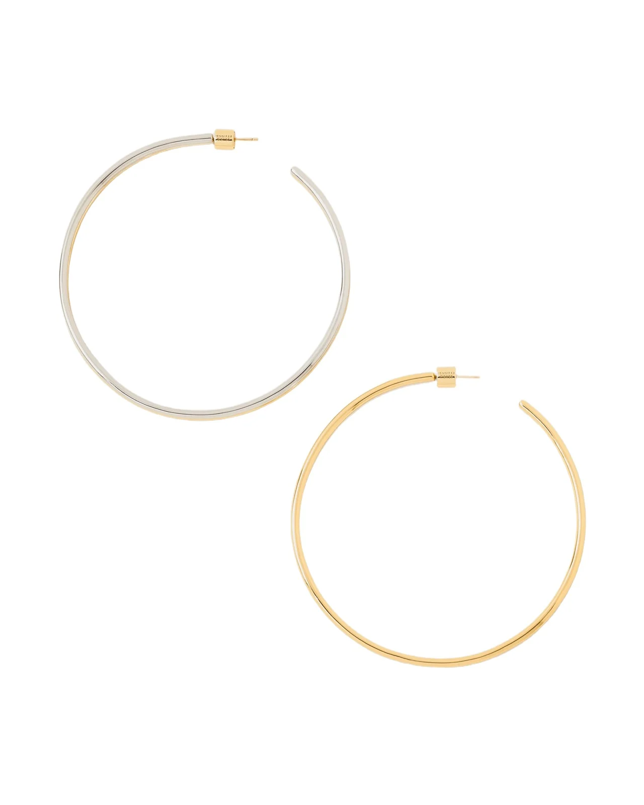 Jennifer Fisher Jennifer Fisher 2.5 Two Tone Thread Hoops