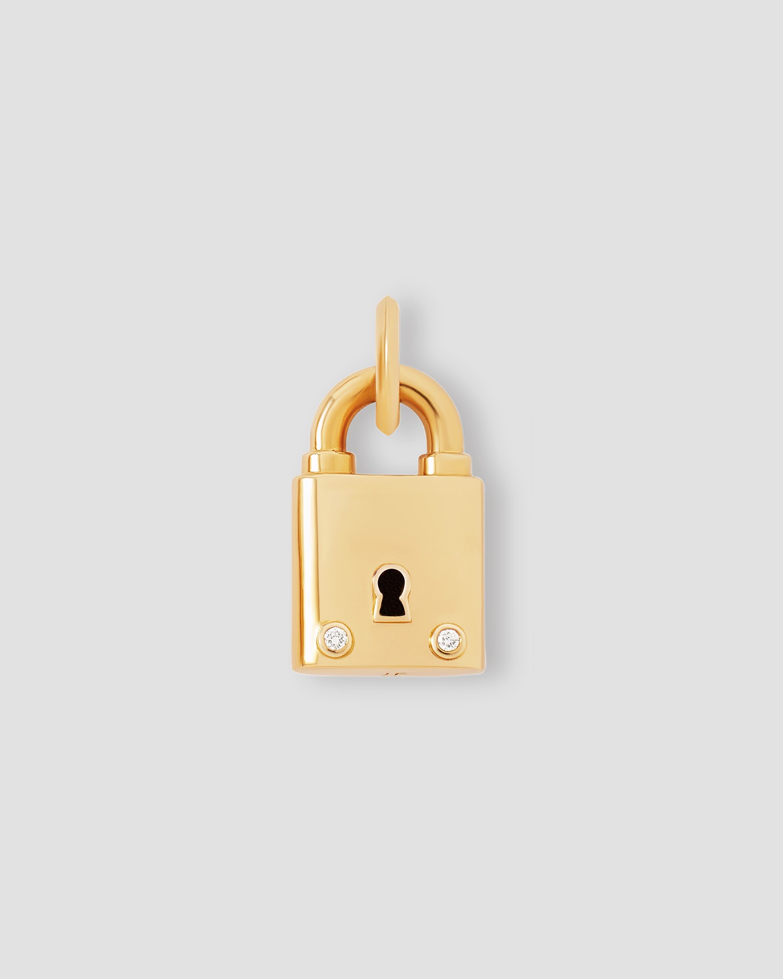 Jennifer Fisher Jennifer Fisher Medium Lock with Two Diamonds