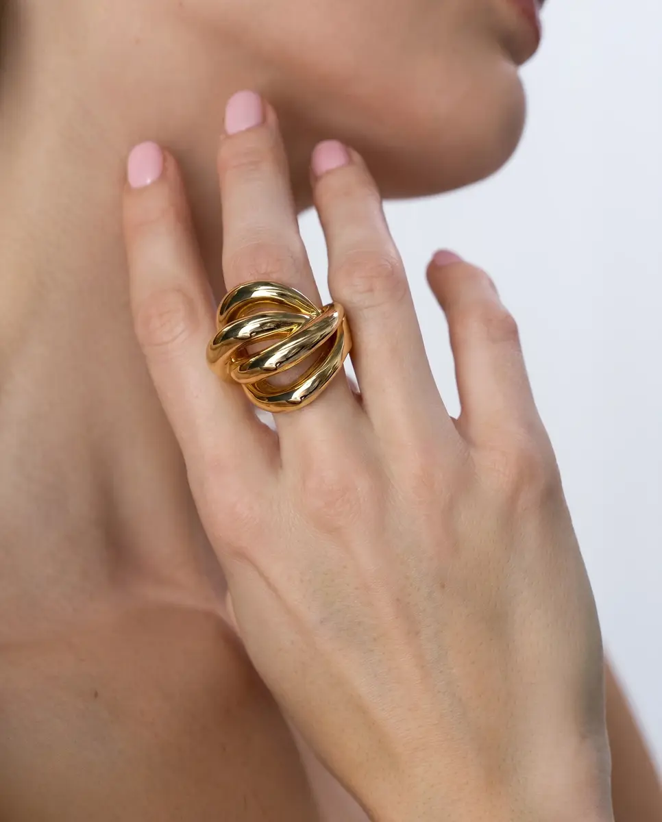 Jennifer Fisher Jennifer Fisher Abstract Line Ring 5 | Thumbnail 2