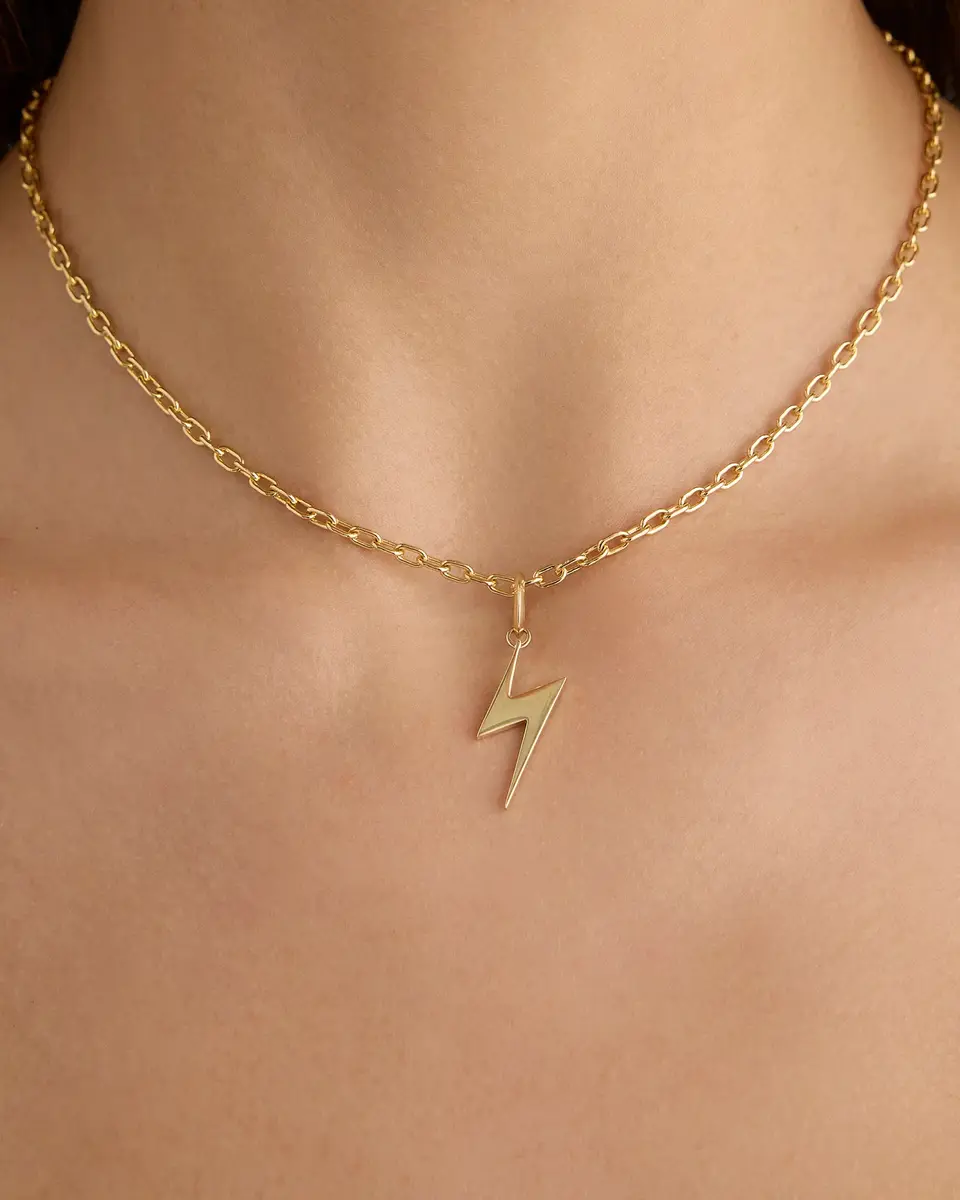 Jennifer Fisher Jennifer Fisher Lightning Bolt Charm in | Thumbnail 2 Jennifer Fisher Jennifer Fisher Lightning Bolt Charm in | Thumbnail 2