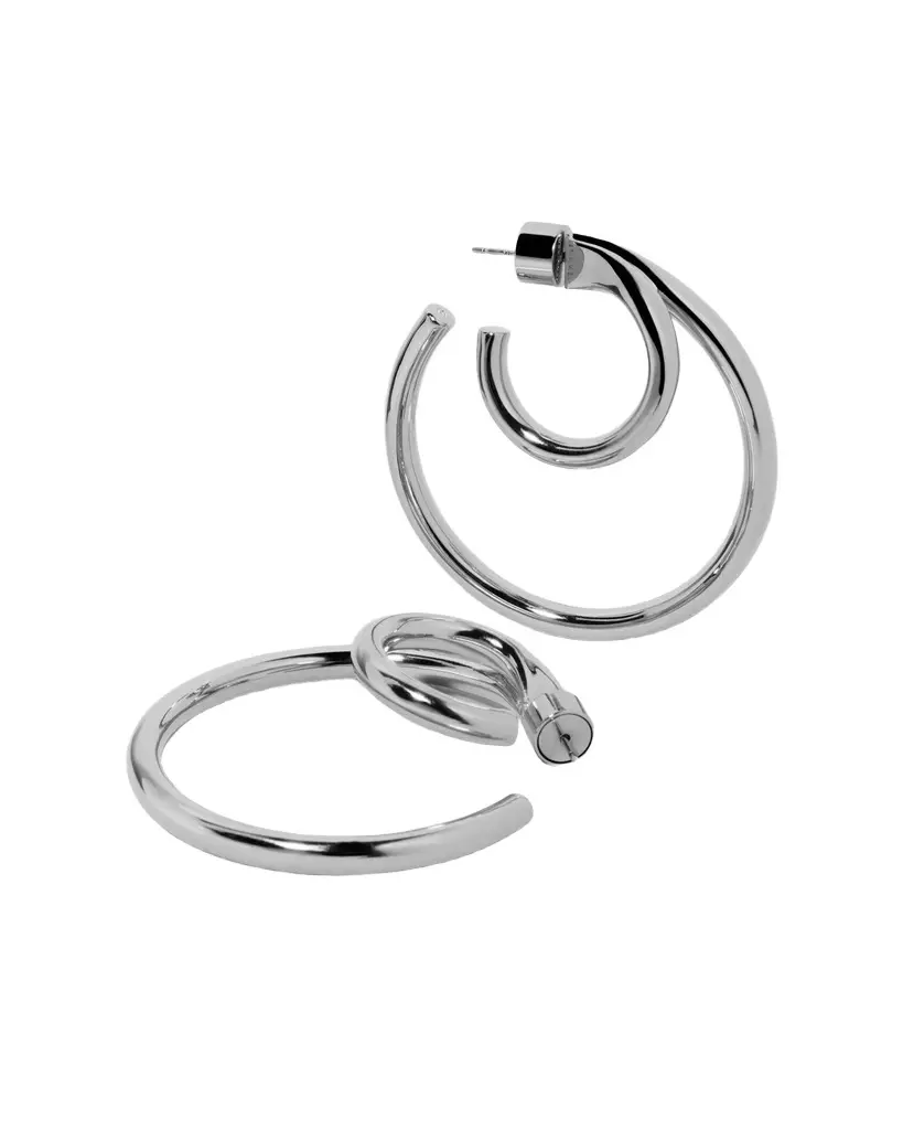 Jennifer Fisher Jennifer Fisher 1.5 Double Lilly Baby Hoops
