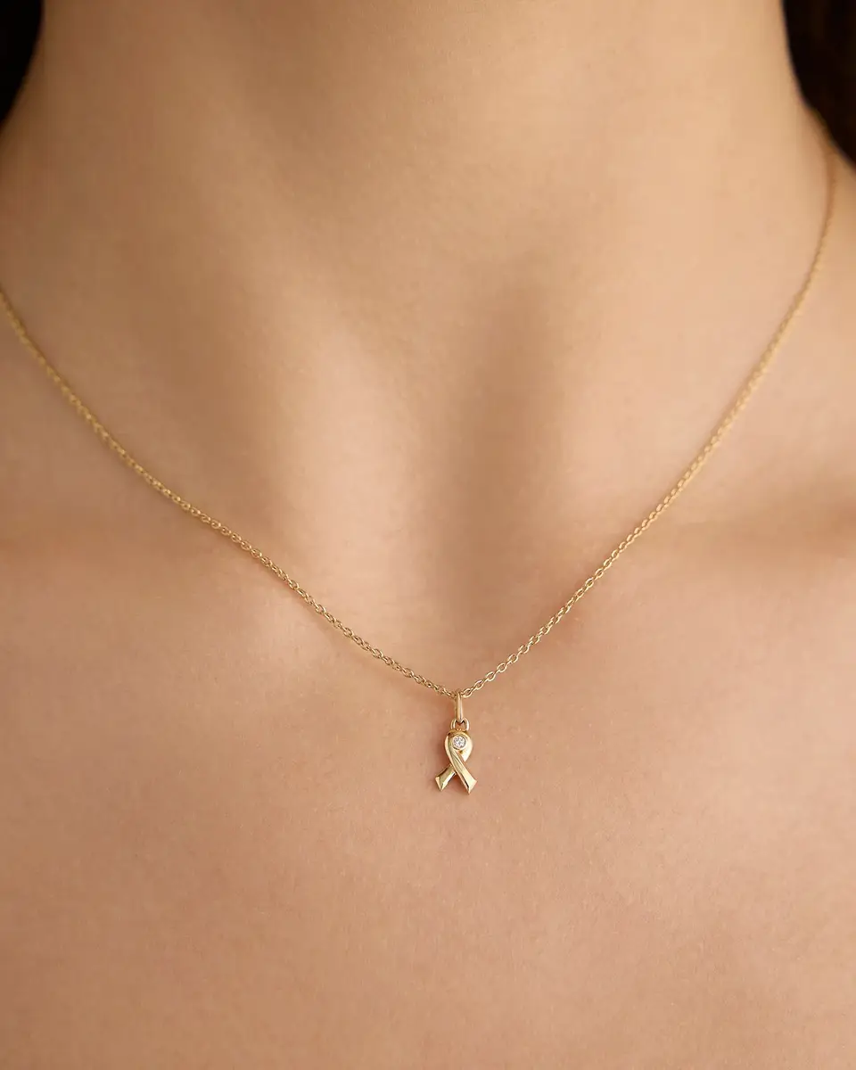 Jennifer Fisher Jennifer Fisher Breast Cancer Awareness Necklace | Thumbnail 2 Jennifer Fisher Jennifer Fisher Breast Cancer Awareness Necklace | Thumbnail 2