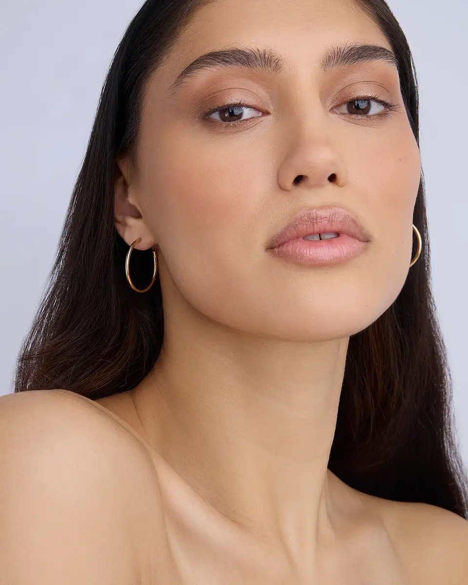 Jennifer Fisher Jennifer Fisher 1 Thread Hoops in | Thumbnail 2