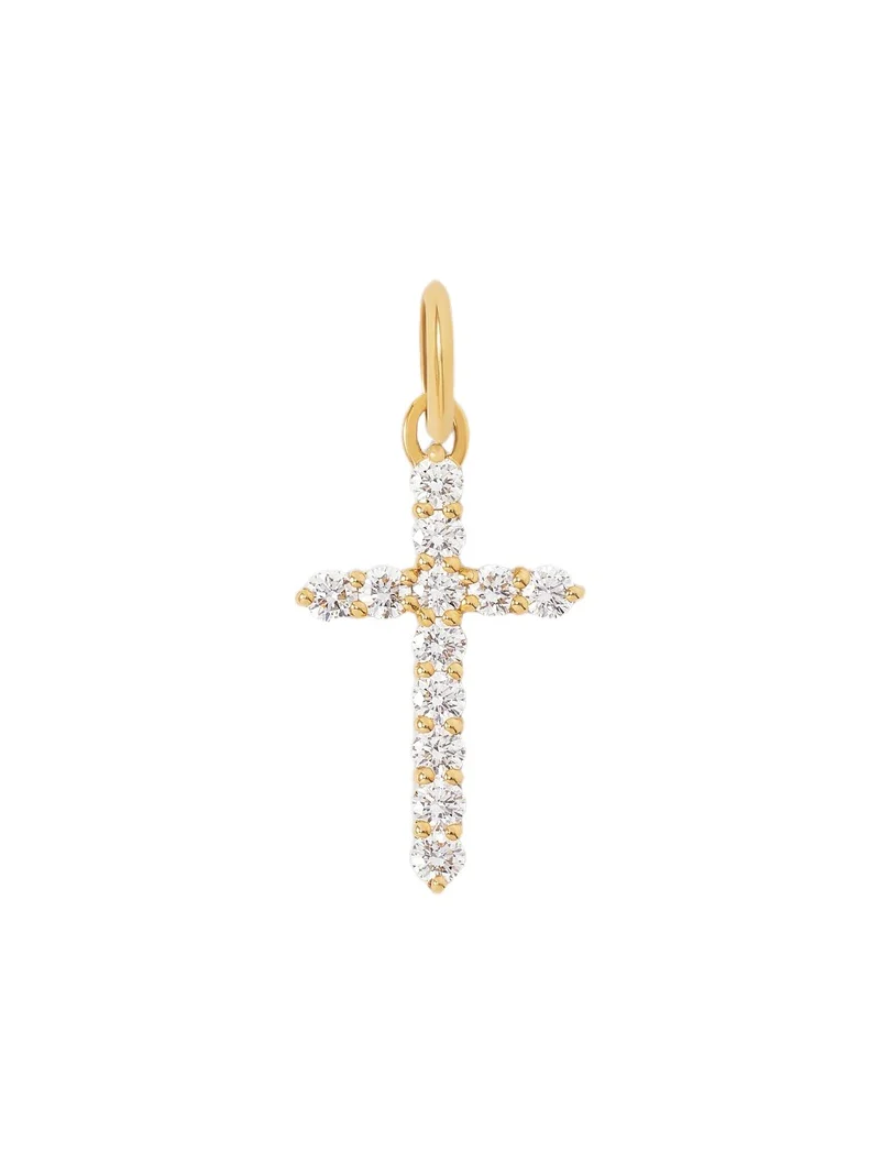 Jennifer Fisher Small Floating Diamond Cross