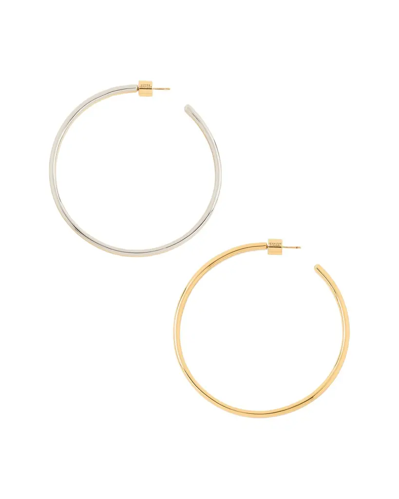 Jennifer Fisher Jennifer Fisher 2 Two Tone Thread Hoops