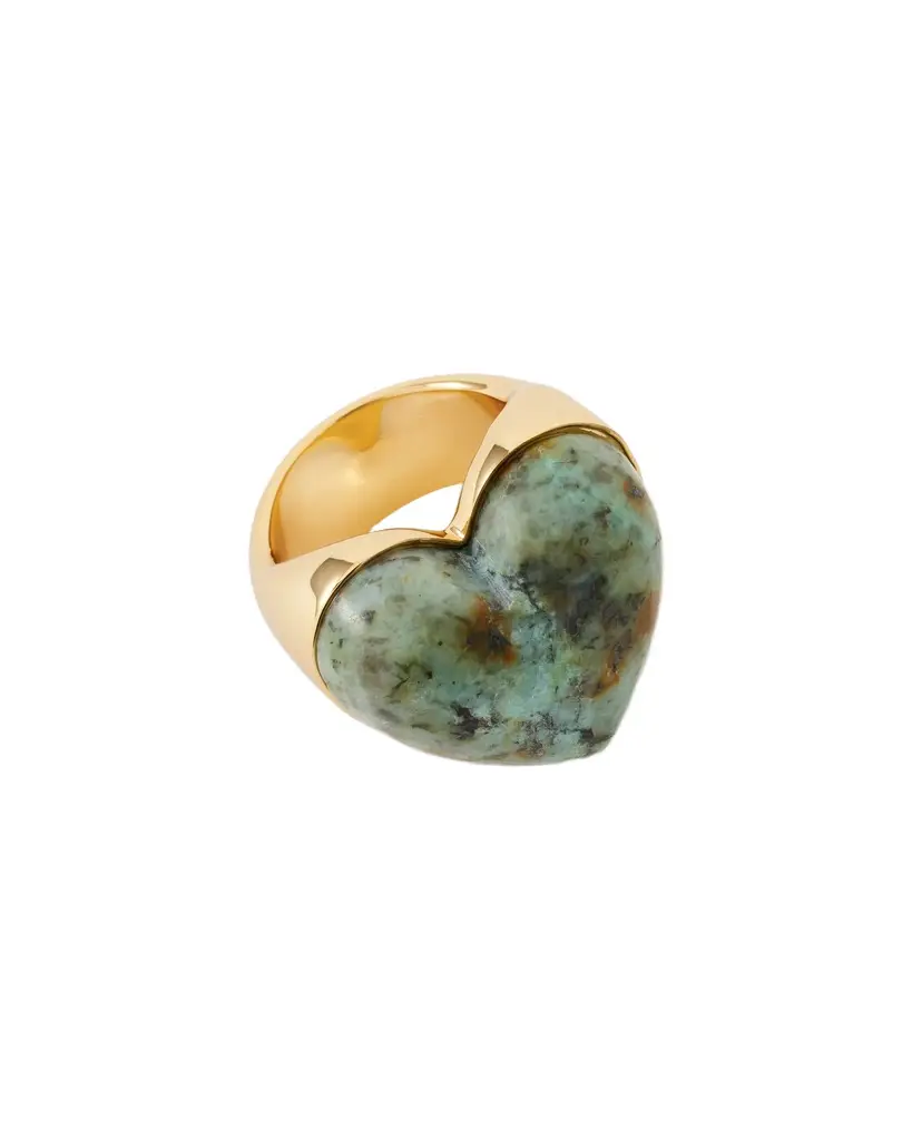 Jennifer Fisher Jennifer Fisher Semi-Precious Heart Ring African Turquoise / 9