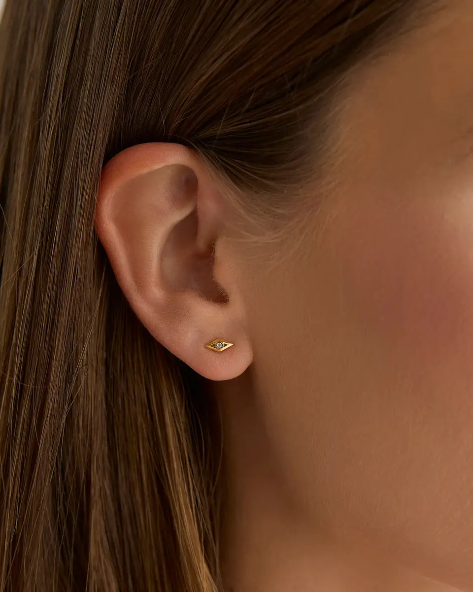 Jennifer Fisher Jennifer Fisher Evil Eye Stud | Thumbnail 2 Jennifer Fisher Jennifer Fisher Evil Eye Stud | Thumbnail 2