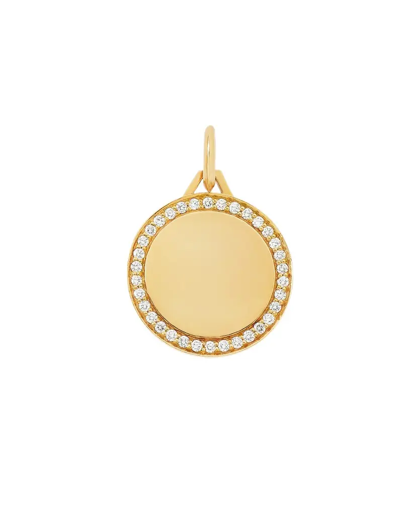 Jennifer Fisher Luxe Circle in 18K Yellow Gold Jennifer Fisher Luxe Circle in 18K Yellow Gold
