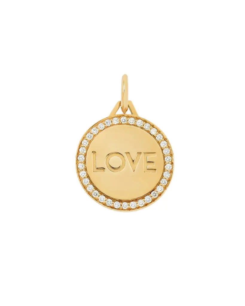 Jennifer Fisher Personalized Luxe Circle in 18K Yellow Gold Jennifer Fisher Personalized Luxe Circle in 18K Yellow Gold