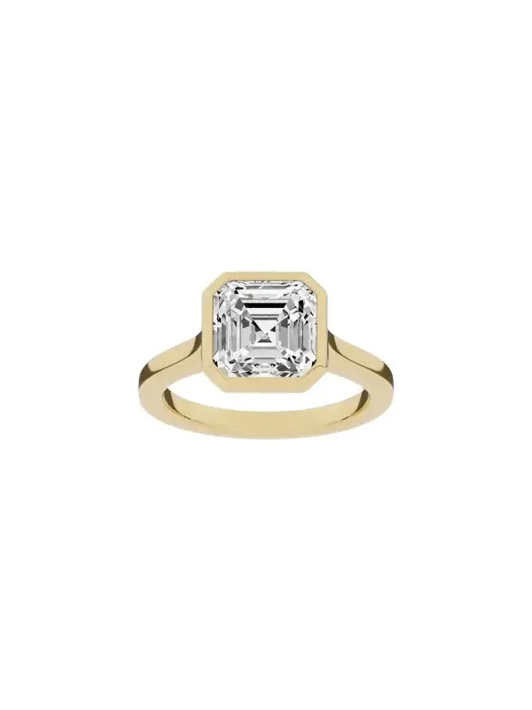 Jennifer Fisher Lab Diamond Asscher Cut Anniversary Ring 18K Yellow Gold / 7