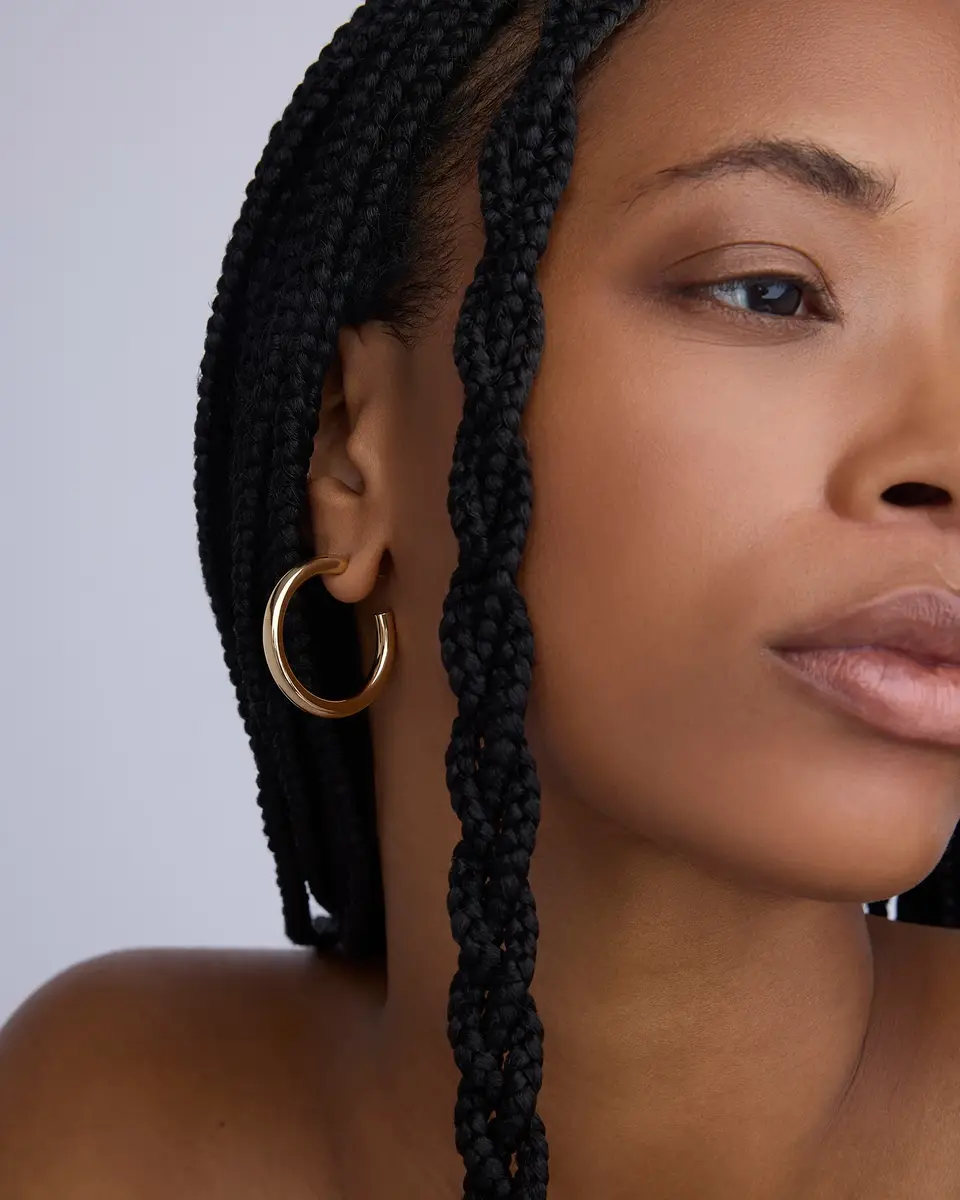 Jennifer Fisher Jennifer Fisher 1 Mini Lilly Hoops in | Thumbnail 2 Jennifer Fisher Jennifer Fisher 1 Mini Lilly Hoops in | Thumbnail 2