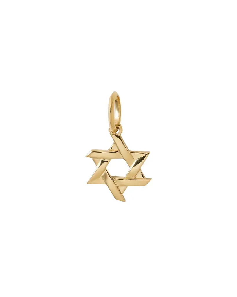 Jennifer Fisher Jennifer Fisher Star Of David Charm 18K Yellow Gold