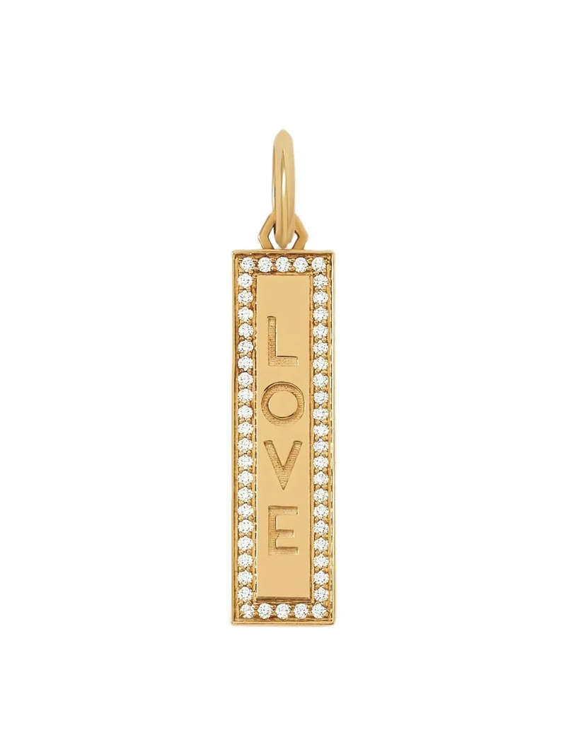 Jennifer Fisher Personalized Luxe Narrow Classic Dog Tag in 18K Yellow Gold Jennifer Fisher Personalized Luxe Narrow Classic Dog Tag in 18K Yellow Gold